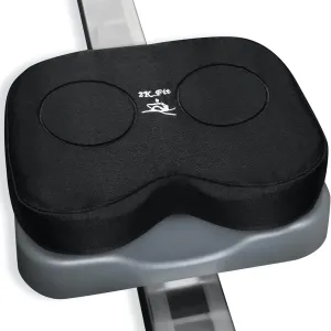 Rowing Machine Seat Cushion (Model 1) for The Concept 2 Rowing Machine with Medium Thickness Dual Density Memory Foam, Washable Cover for Indoor Erg, Concept 2 Rower, Water Rower Seat Pad
