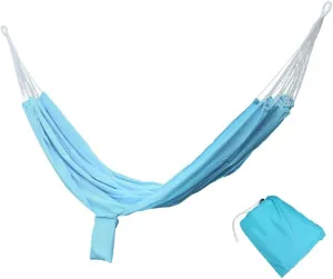 Roze Breathable Double Hammock: Ultralight, Parachute Cloth, Portable Travel & Outdoor Leisure Swing