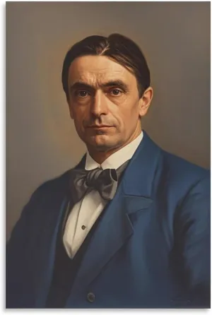 Rudolf Steiner 12 Portraits Poster 3 (10) Canvas Painting for Living Room Bedroom Decor 24x36inch(60x90cm) Unframe-style