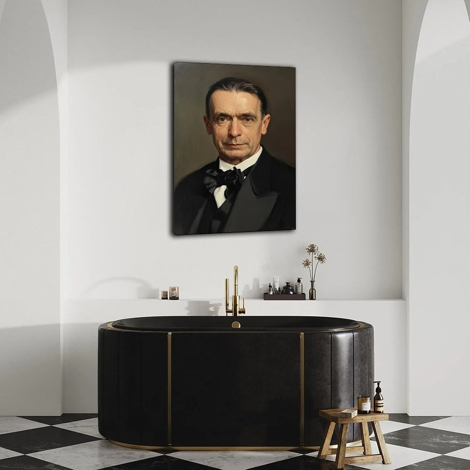 Rudolf Steiner Poster Wall Art (43) Canvas Painting Posters And Prints Wall Art Pictures for Living Room Bedroom Decor 16x24inch(40x60cm) Frame-style