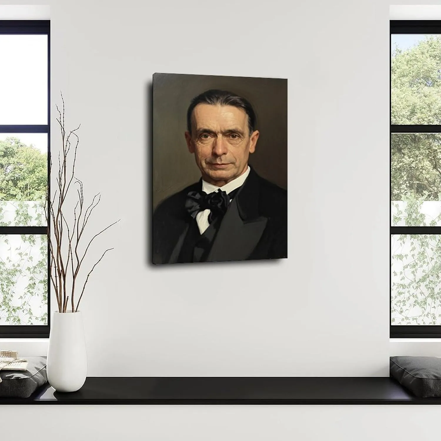 Rudolf Steiner Poster Wall Art (43) Canvas Painting Posters And Prints Wall Art Pictures for Living Room Bedroom Decor 16x24inch(40x60cm) Frame-style