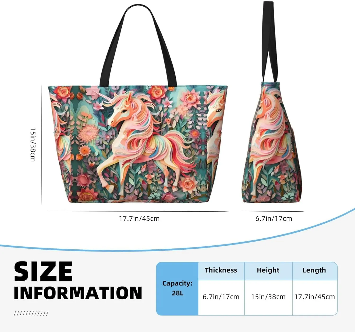 Rugby On Fire Spacious Large Capacity Beach Travel Bag - Foldable Beach Bag Tote Bag With Zipper