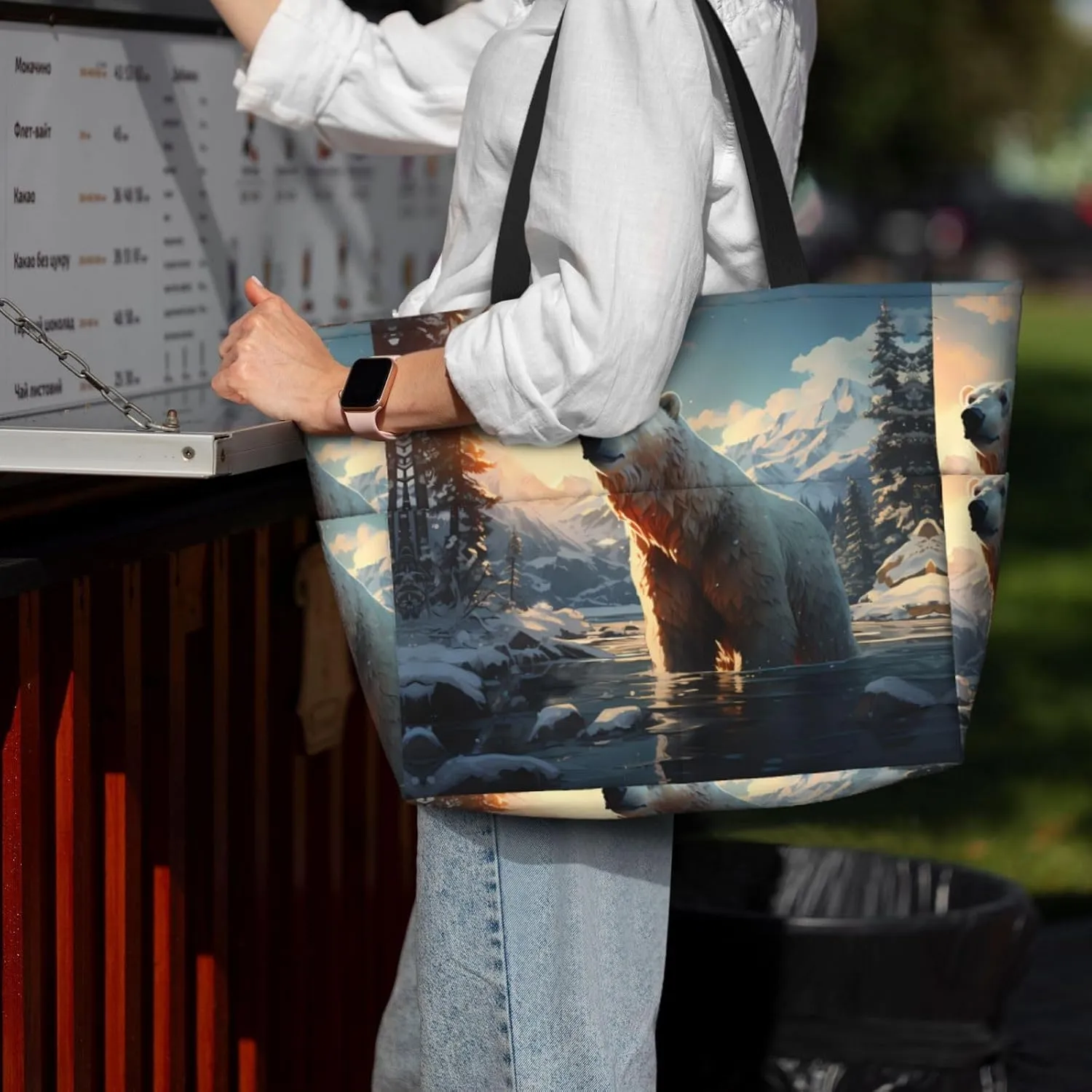 Rugby On Fire Spacious Large Capacity Beach Travel Bag - Foldable Beach Bag Tote Bag With Zipper