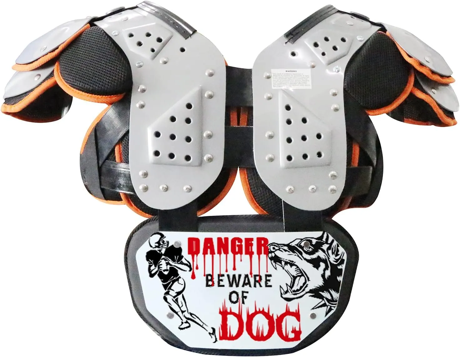 Runxrocy Football Back Plate Rear Back Protector Football Low Back Pad for Adult & Youth Players