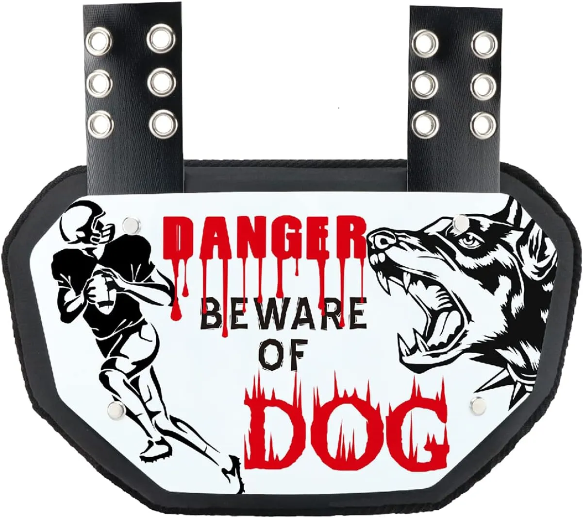 Runxrocy Football Back Plate Rear Back Protector Football Low Back Pad for Adult & Youth Players