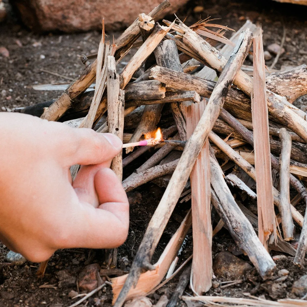 Safety Weatherproof Matches w/ Waterproof Case by Frog & CO