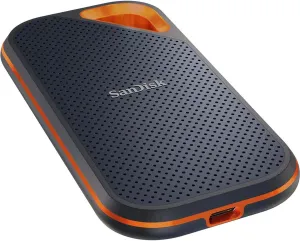 SanDisk 500GB Extreme PRO Portable External SSD - Up to 1050MB/s - USB-C, USB 3.1 - SDSSDE80-500G-A25,Aluminum Enclosure–Transfer Speed Up to 1050MB/s*