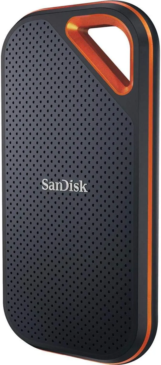 SanDisk 500GB Extreme PRO Portable External SSD - Up to 1050MB/s - USB-C, USB 3.1 - SDSSDE80-500G-A25,Aluminum Enclosure–Transfer Speed Up to 1050MB/s*
