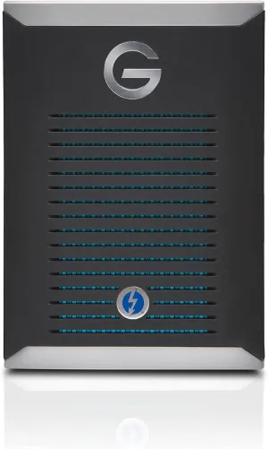 SanDisk Professional 2TB G-Drive PRO SSD - Ultra-Rugged Portable External NVMe Solid State Drive, Up to 2800MB/s, Thunderbolt 3 (40Gbps) - SDPS51F-002T-GBANB
