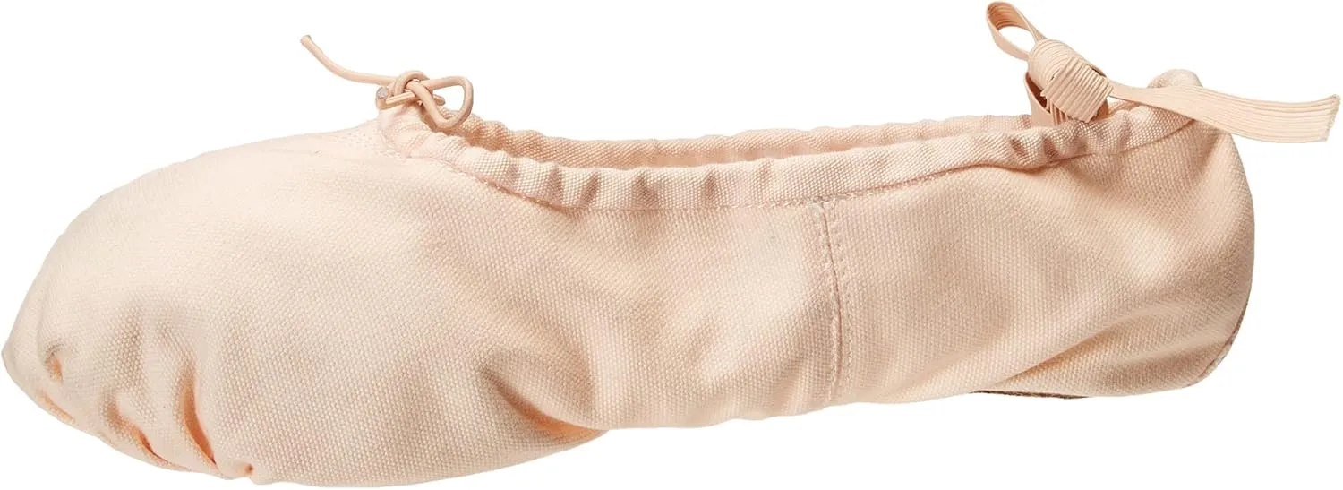 Sansha unisex-adult Pro 1 Canvas Ballet Slipper,Light Pink,10 M (8 M US Women's/6 M US Men's)