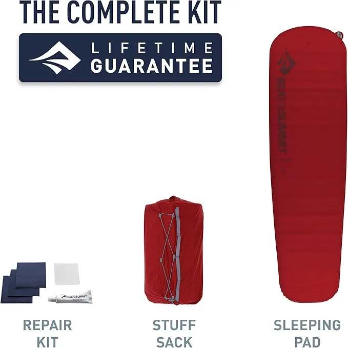 Sea to Summit Comfort Plus Self-Inflating Foam Sleeping Pad for Camping