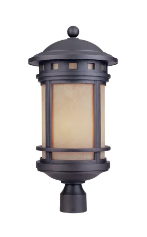 Sedona Three Light Post Lantern in Oil Rubbed Bronze
