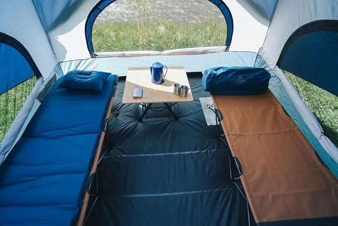 Self-Inflating Camp Pad - 3.5 Inches Thick (Air Mattress Camping Accessory Made by Caddis Sports, Inc.)