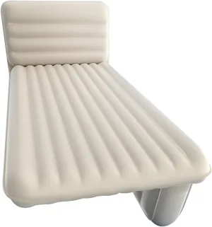 Self-Inflating Car Air Mattress, Inflatable Car Mattress, Portable Inflatable Car Bed Built-in Charging Pump