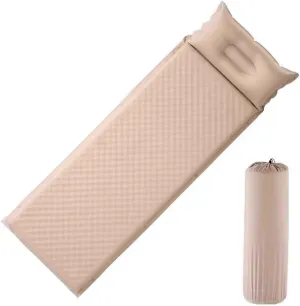 Self Inflating Portable Sleeping Mat Inflatable Roll Mats Sleep Pad Camp Mattress for Tent Outdoor Backpacking Hiking Traveling,Single