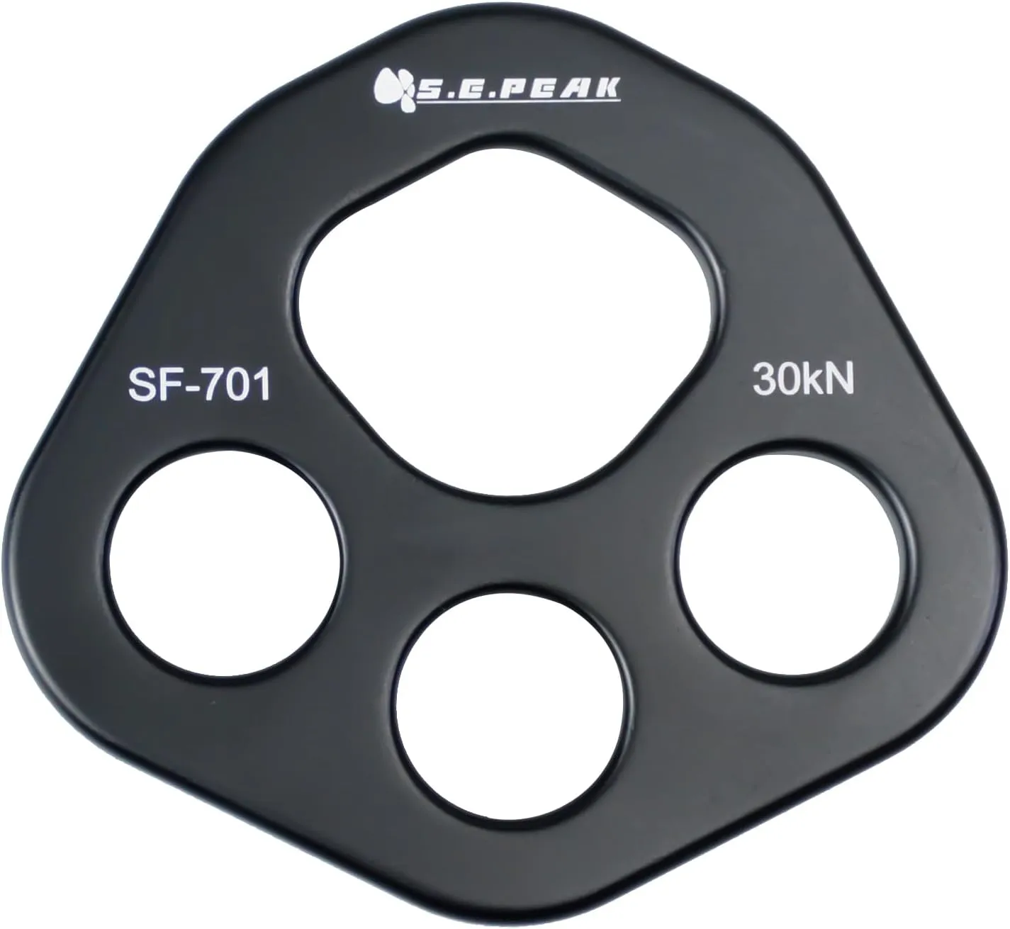 SEPEAK 30kN Rigging Plate, Force Divider Plate Bear, Anchor Multipliers Connector Gear for Yoga Hammock Descender Rock Climbing