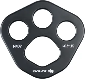 SEPEAK 30kN Rigging Plate, Force Divider Plate Bear, Anchor Multipliers Connector Gear for Yoga Hammock Descender Rock Climbing