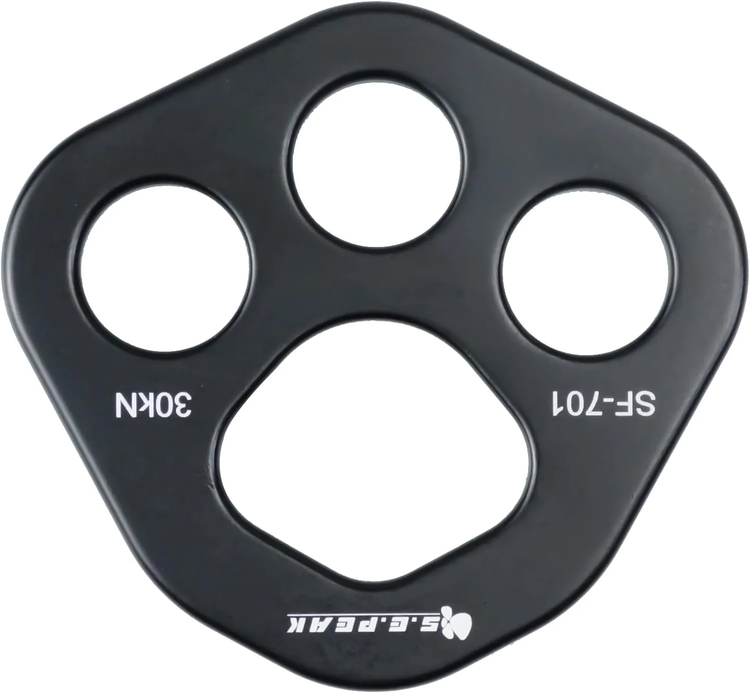 SEPEAK 30kN Rigging Plate, Force Divider Plate Bear, Anchor Multipliers Connector Gear for Yoga Hammock Descender Rock Climbing
