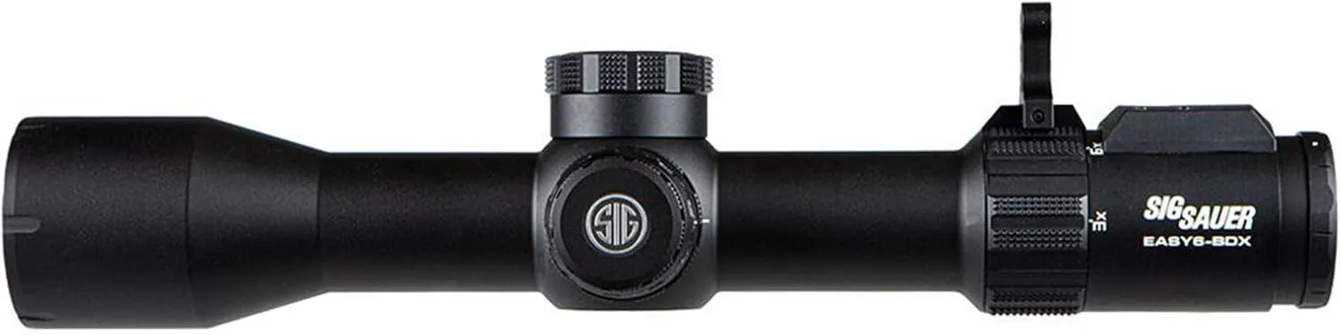 SIG SAUER EASY6-BDX Riflescope with Integrated BDX Ballistic Data Xchange | Compact Lightweight Waterproof Rifle Scope for Hunting, Shooting & Tactical Engagements