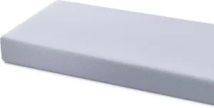 Simmons Kids Quiet Nights Breathable Baby Bed Crib Mattress and Toddler Mattress with Removable/Machine Washable Cover - GREENGUARD Gold – Waterproof - Sustainably Sourced Core Fiber Core, Blue