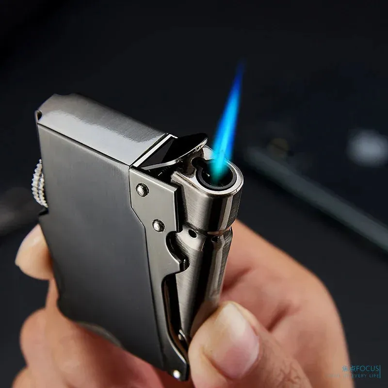 Sleek Torch Style Windproof Butane Lighter