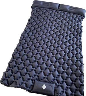 Sleeping Mat Double Camp Bed Sleeping Pad Ultralight Inflatable Mattress Camping Travel Tent Mat Beach Mat Picnic Blanket Self-Inflating Mats (Color : Green) (Grey)