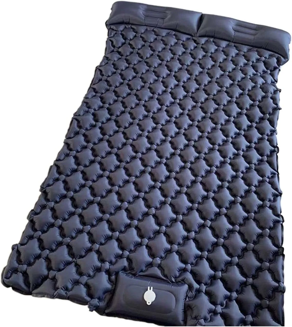 Sleeping Mat Double Camp Bed Sleeping Pad Ultralight Inflatable Mattress Camping Travel Tent Mat Beach Mat Picnic Blanket Self-Inflating Mats (Color : Green) (Grey)