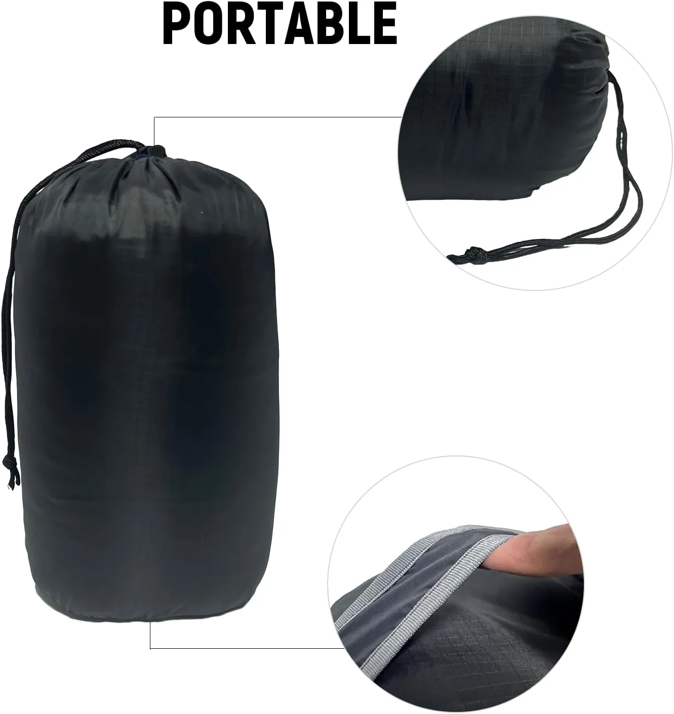 Small Camping Pillow, Lightweight Portable Compressible Backpacking Pillows for Outdoor Travel Hiking Sleeping, Green 2 Pack