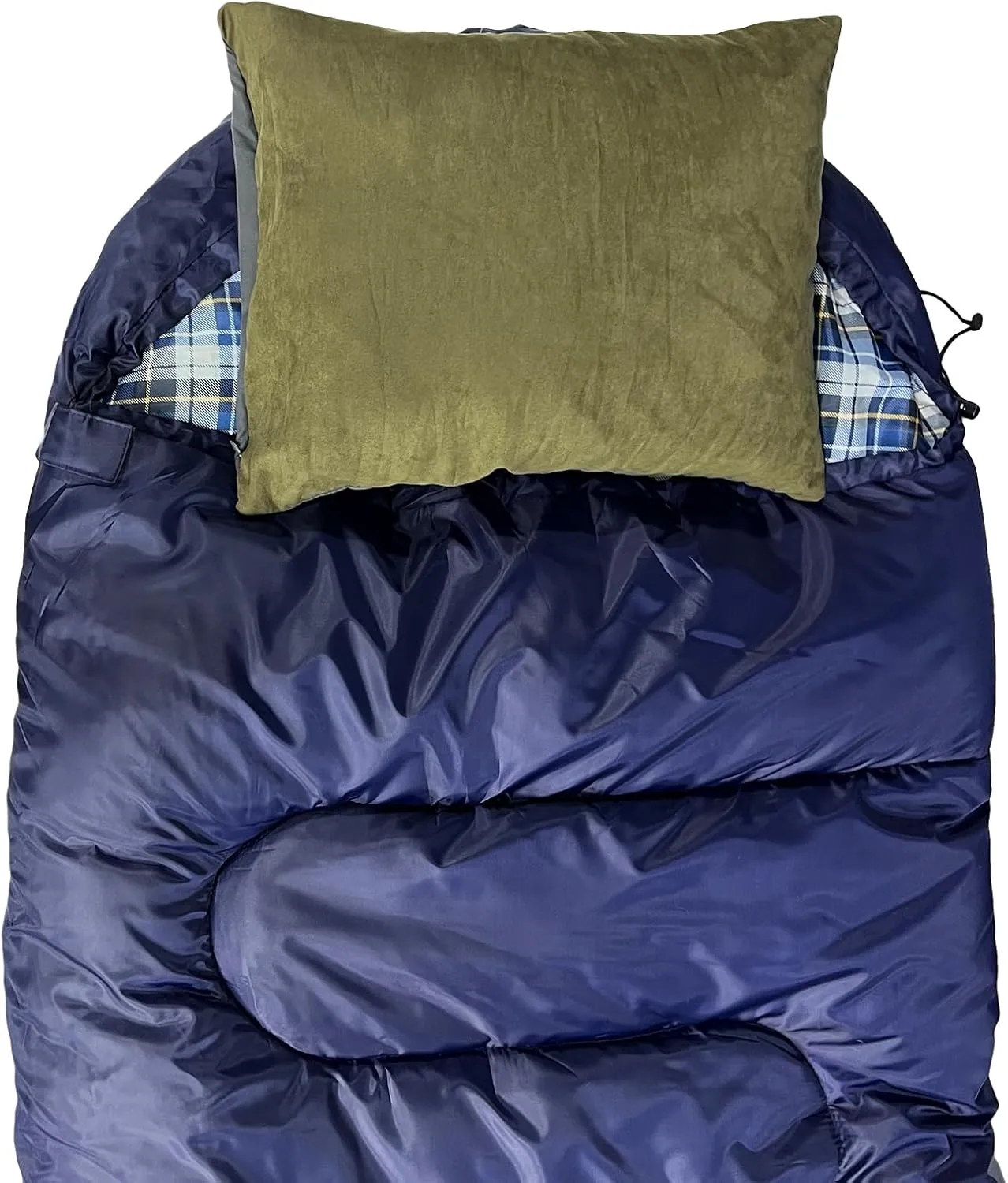 Small Camping Pillow, Lightweight Portable Compressible Backpacking Pillows for Outdoor Travel Hiking Sleeping, Green 2 Pack