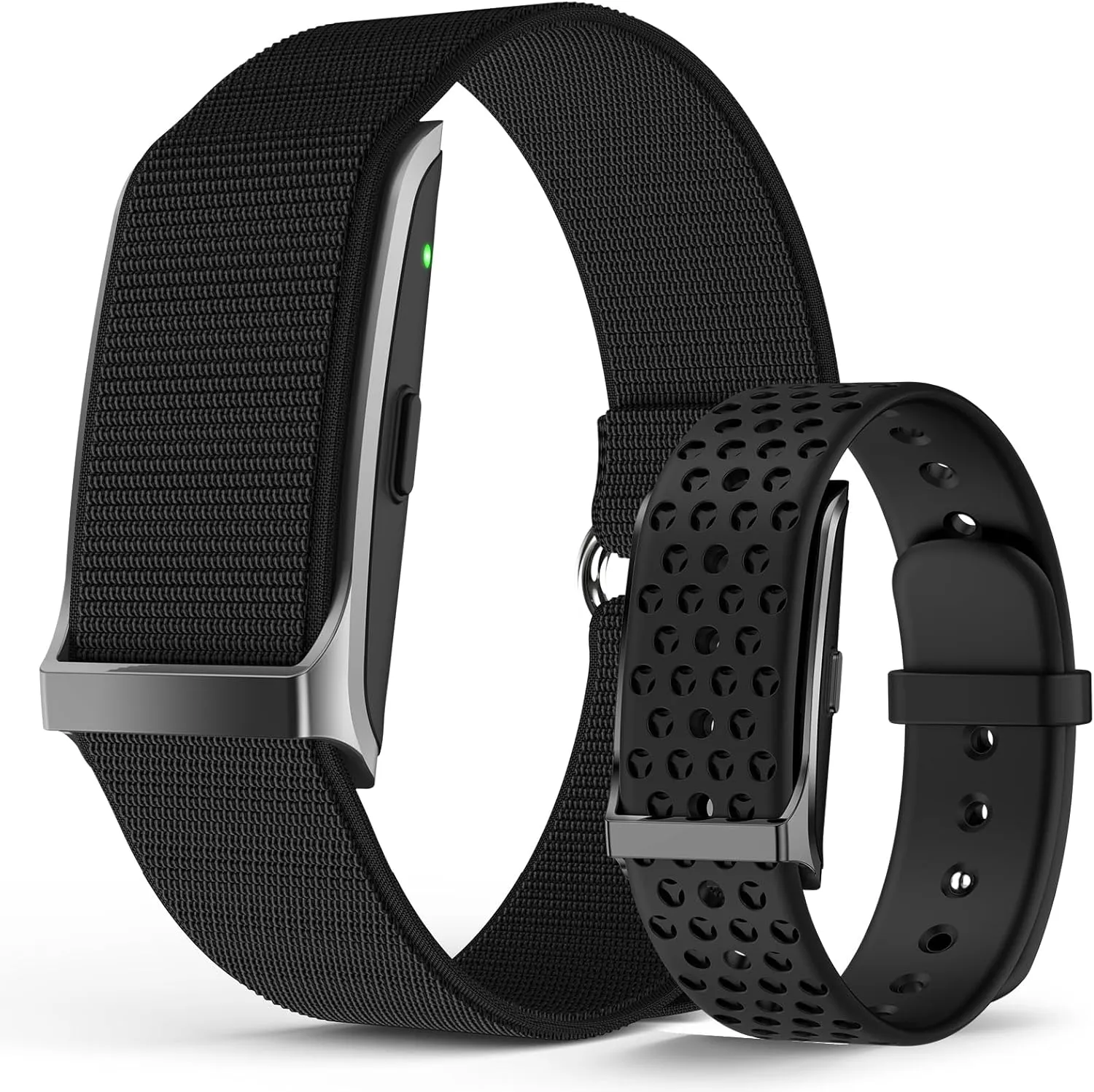 Smart Bracelet, Wearable Activity & Fitness Tracker Band, 24H Sleep Tracker, All-Day Continuous Heart Rate Blood Pressure Stress HRV Monitor, 120  Sport Modes Smart Wristband with Free APP 2 Bands