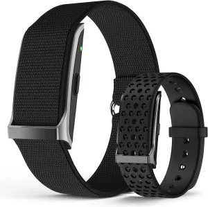 Smart Bracelet, Wearable Activity & Fitness Tracker Band, 24H Sleep Tracker, All-Day Continuous Heart Rate Blood Pressure Stress HRV Monitor, 120  Sport Modes Smart Wristband with Free APP 2 Bands