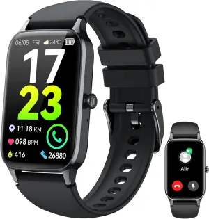 Smart Watch for Men Women(Answer/Make Call), 2025 HD Touch Fitness Activity Tracker 1.57” Smartwatch with Heart Rate/Sleep Monitor/Pedometer/113  Sports, IP68 Waterproof Fitness Watch for Android iOS