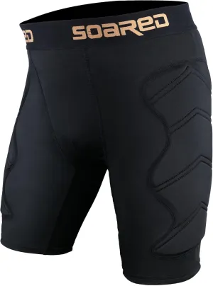 Soared Youth Baseball Sliding Shorts, 5mm Shockproof Pad, Padded Compression Shorts Tear Resistant w/Cup Pocket for Softball