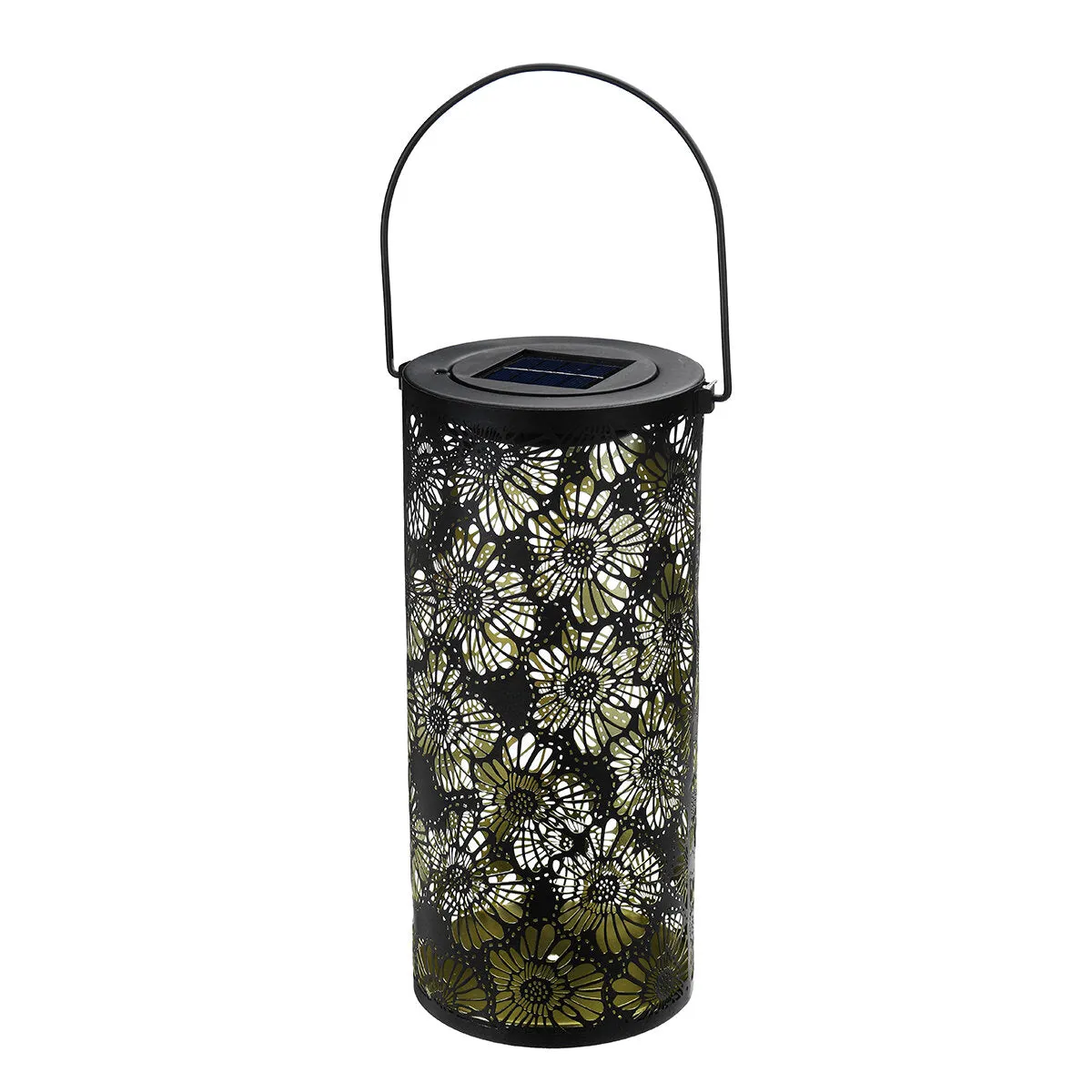 Solar Power Flower Lantern LED Lamp Garden Light Outdoor Landscape Decorative