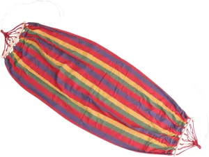 Sosoport Single Person Hammock Breathable Mesh and Rainbow Stripes for Outdoor Swing and Leisure Activities
