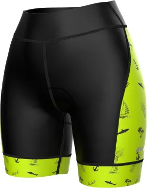 Sparx Performance Women Triathlon Shorts Womens Triathlon Bike Short 7” Tri Shorts