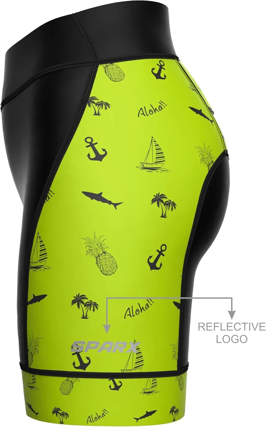 Sparx Performance Women Triathlon Shorts Womens Triathlon Bike Short 7” Tri Shorts