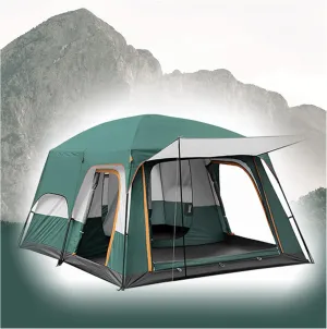 Stand Up Tents for Adults 5 to 8 People Waterproof,Ventilated Large Tents Light and Practical Instant Tent for Hiking Backpacking
