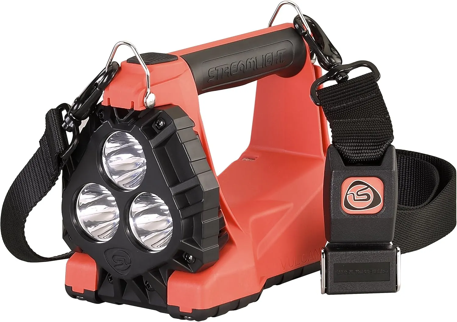 Streamlight 44331 Vulcan 180 HAZ-LO Standard System Class I DIV.1 400-Lumen Rechargeable Lantern/Portable Scene Light with 120V/100V AC/12V DC Charger and Quick Release Shoulder Strap, Orange