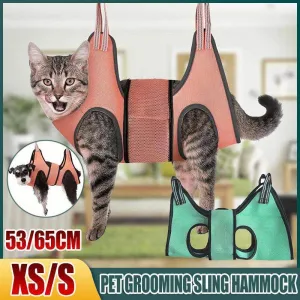 Stress-Free Trimming for Cats and Small Pets with Pet Grooming Hammock