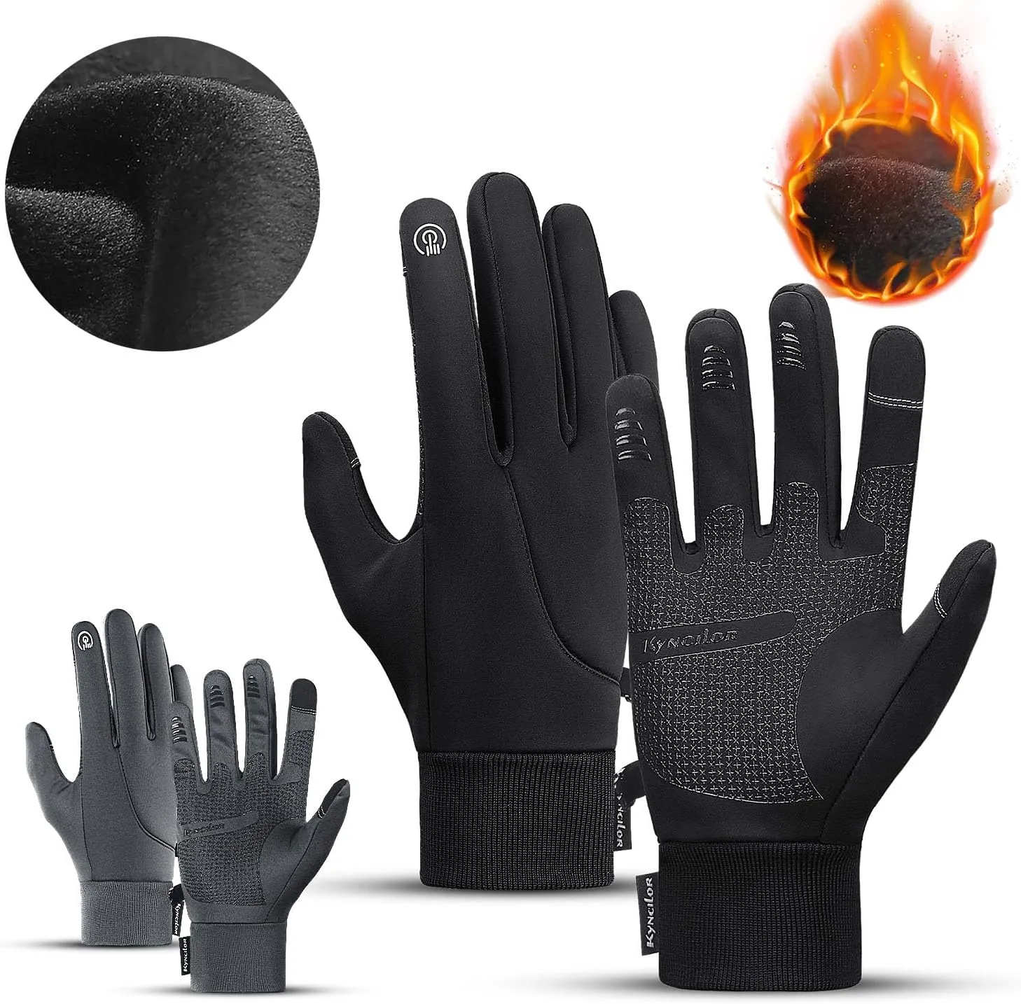 Subzero Gloves, Subzero Winter Gloves Mens Ultimate Warm Gloves Thermal Gloves Windproof Waterproof Touchscreen Gloves