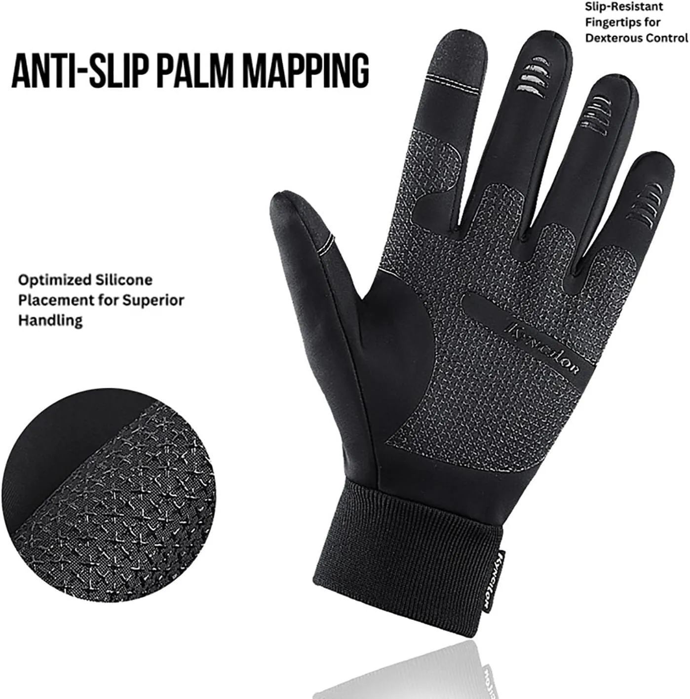 Subzero Gloves, Subzero Winter Gloves Mens Ultimate Warm Gloves Thermal Gloves Windproof Waterproof Touchscreen Gloves
