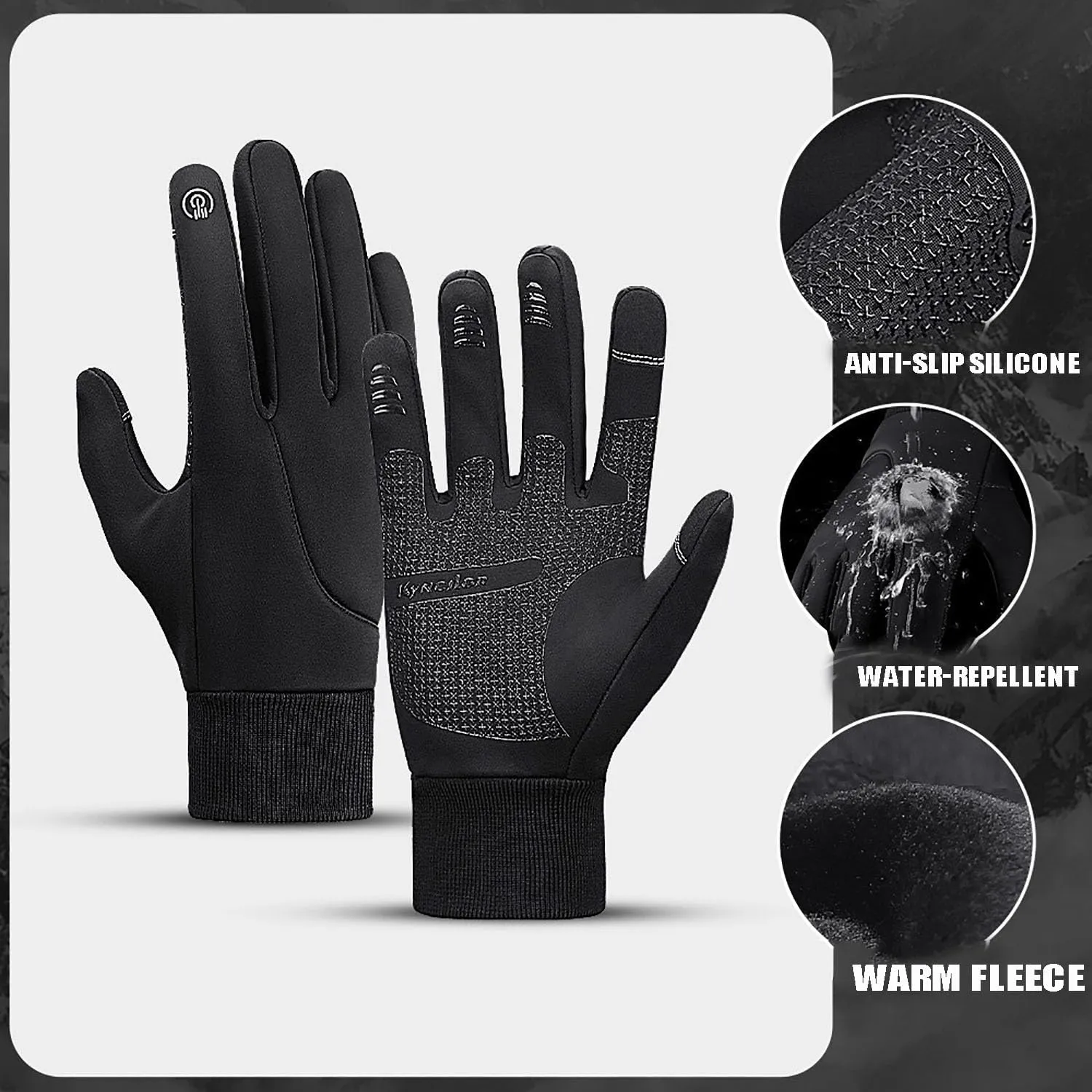 Subzero Gloves, Subzero Winter Gloves Mens Ultimate Warm Gloves Thermal Gloves Windproof Waterproof Touchscreen Gloves