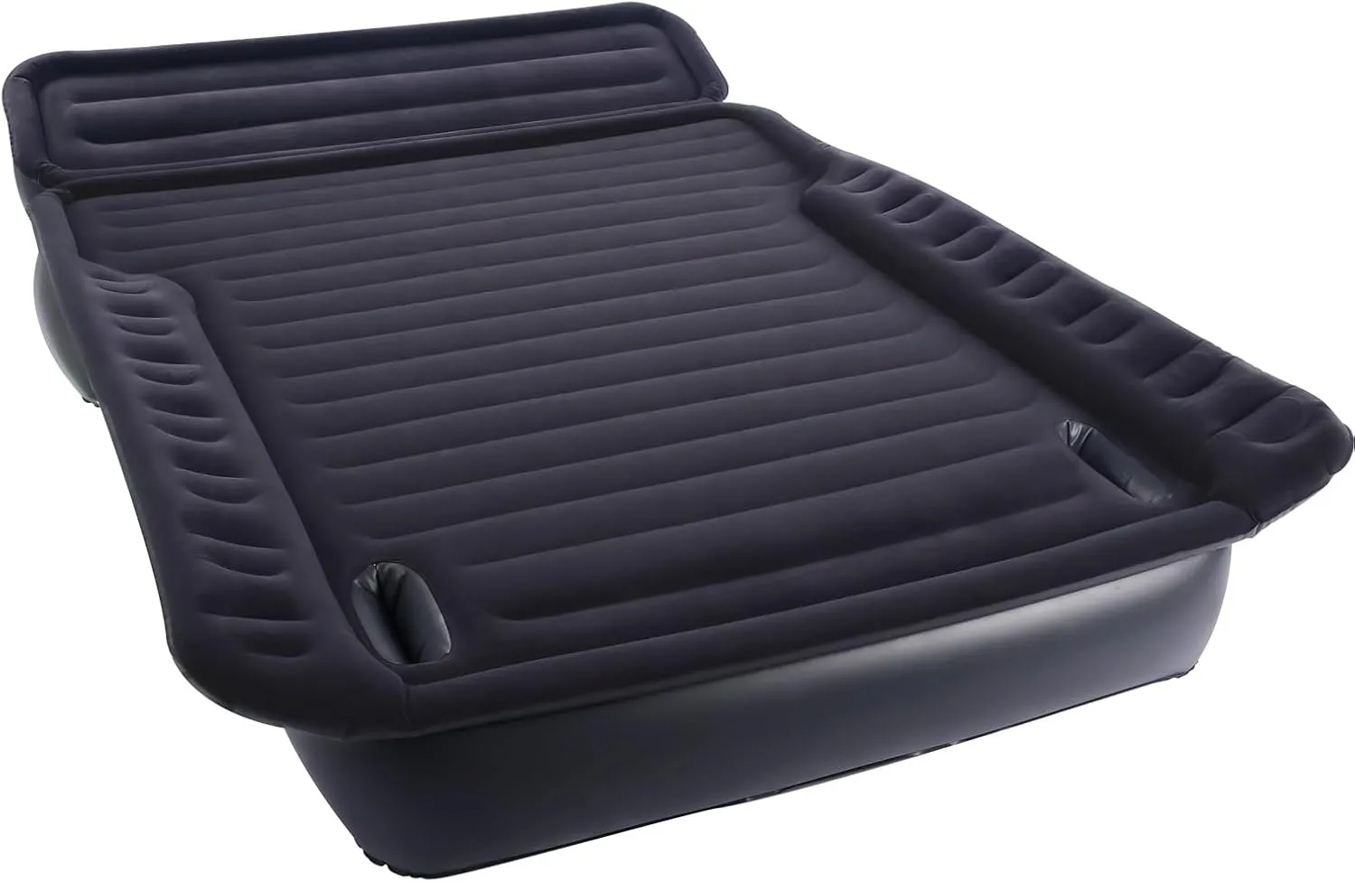 SUV Air Mattress, 9.8 Inch Height Full Size with Mattress 'Wings', USB Wireless Rechargeable Pump & 2 Pillows for Mid/Large SUVs, Road Trips, Camping, Supports 600lbs
