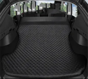 SUV Inflatable Mattress, Car Camping Inflatable Bed, Portable Travel Mattress, Outdoor Inflatable Sleeping Pad, Anti-Leakage Car Mattress (Black)