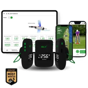 SwingLogic SLX Hybrid Mini Mobile Launch Monitor & GPS Device