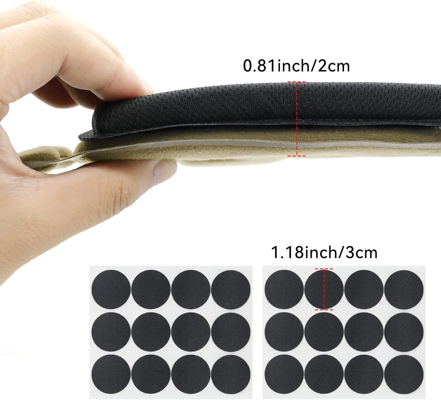 Tactical Airsoft Helmet Pads Internal Memory Foam Foam Protective Cushion Buffer Pad Protection Mat Accessories Liner System for Fast MT MICH IBH AF ACH Helmet