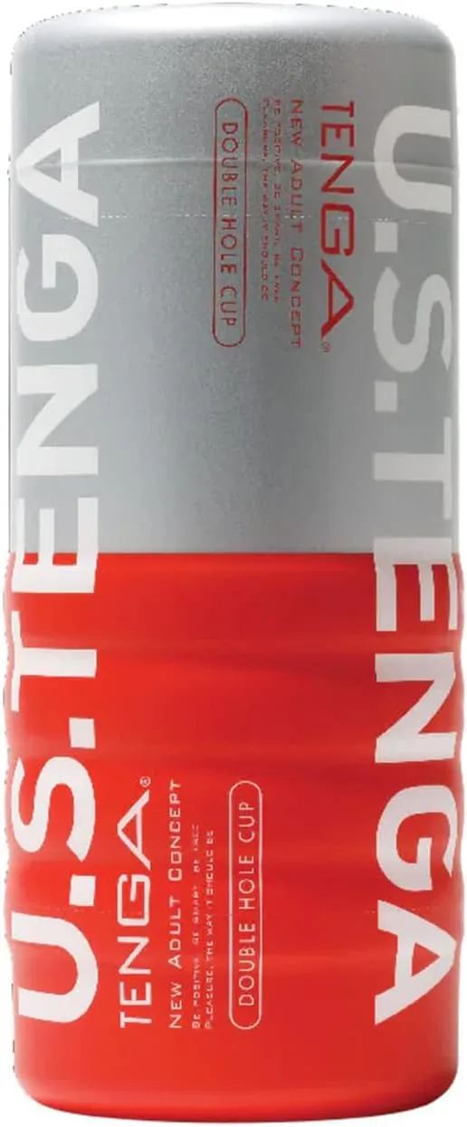 TENGA TOC-004US Ultra-Size Pre-Lubricated Double-Hole Male Masturbator Cup With Powerful Suction