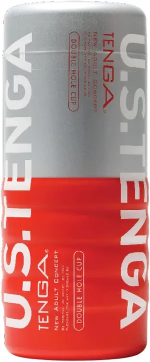 TENGA TOC-004US Ultra-Size Pre-Lubricated Double-Hole Male Masturbator Cup With Powerful Suction