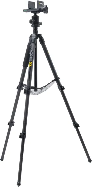 TenPoint Axis Tripod - Shooting Stability Specifically Designed for Blind Hunting - Extends from 25” to 40” - Lightweight, Compact Design - Includes Two Built-in Levels & Carry Bag